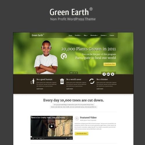 Green-Earth-Environmental-WordPress-Theme.jpg Green Earth - Environmental WordPress Theme - Image 1