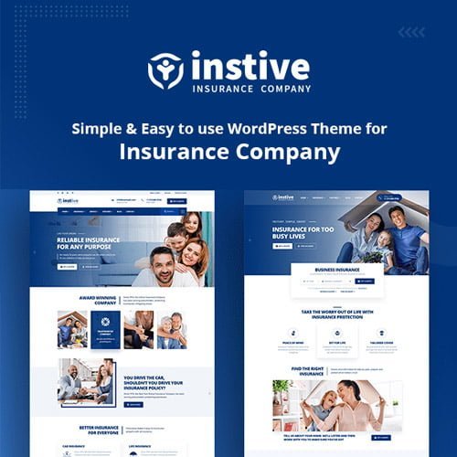 Instive-Insurance-WordPress-Theme.jpg Instive - Insurance WordPress Theme - Image 1