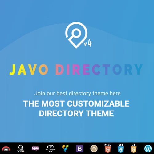 Javo-Directory-WordPress-Theme.jpg Javo Directory WordPress Theme - Image 1