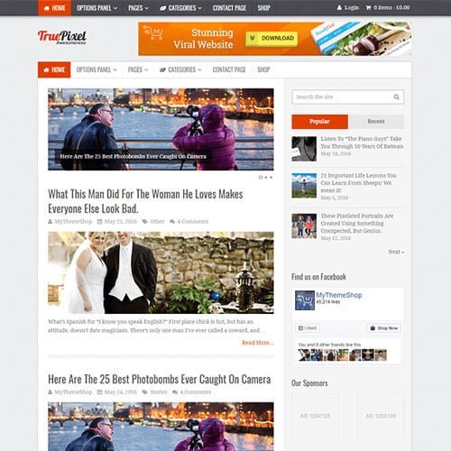 MyThemeShop-True-Pixel-WordPress-Theme.jpg MyThemeShop TruePixel WordPress Theme - Image 1