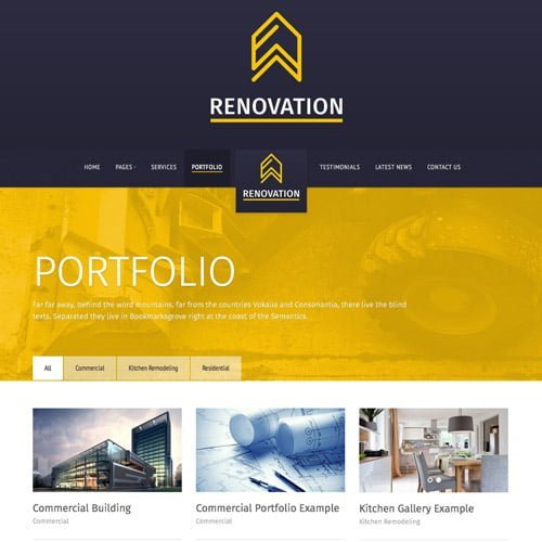 Renovation-Construction-Company-Theme.jpg Renovation - Construction Company Theme - Image 1