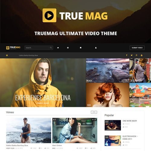 True-Mag-WordPress-Theme-for-Video-and-Magazine.jpg True Mag - WordPress Theme for Video and Magazine - Image 1