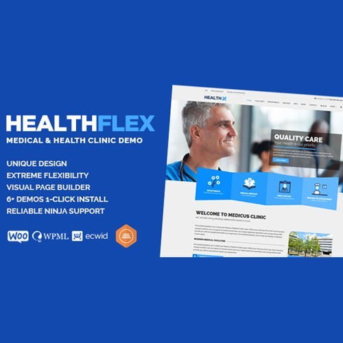 healthflex.jpg HEALTHFLEX - Doctor Medical Clinic & Health WordPress Theme - Image 1