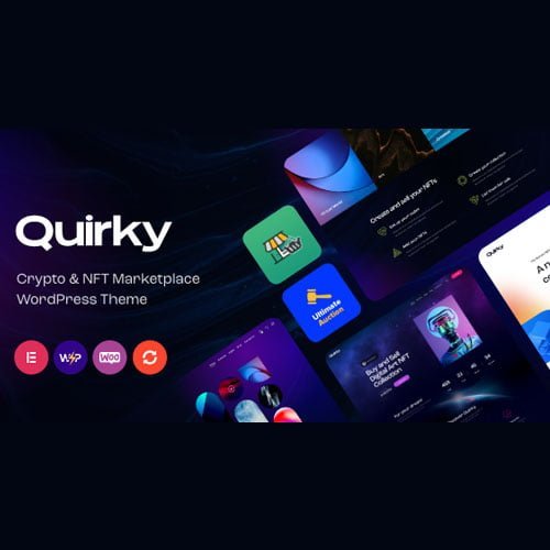 quirky.jpg Quirky - NFT, Token & Blockchain WCFM Marketplace WordPress Theme - Image 1